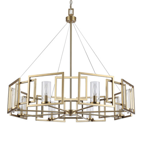 Marco Eight Light Chandelier in Brushed Champagne Brass (62|60688BCB)