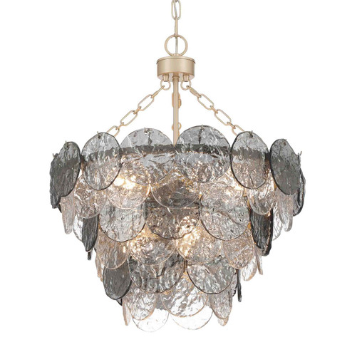 Cascada Eight Light Pendant in Aegean Silver (62|600720AGSSPG)