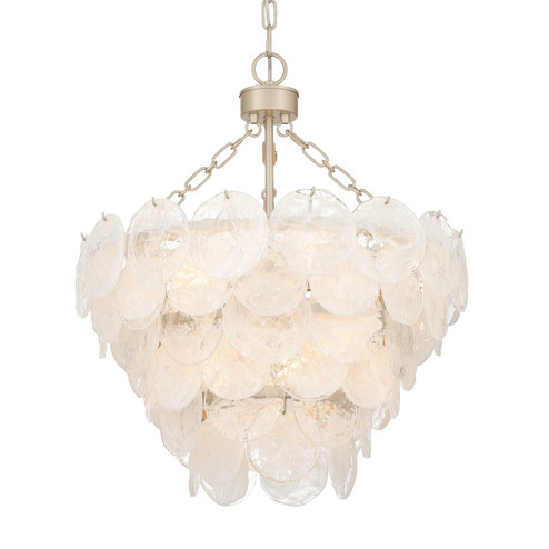 Cascada Eight Light Pendant in Aegean Silver (62|600720AGSCCG)