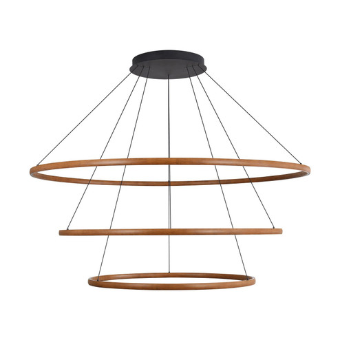 Veritas LED Chandelier in Walnut (62|5460715947WA)