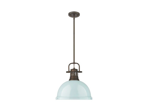 Duncan One Light Pendant in Rubbed Bronze (62|3604LRBZSF)