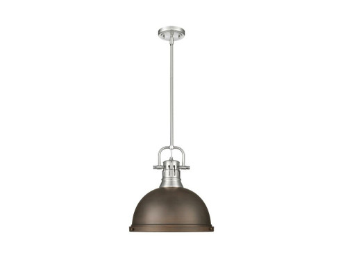 Duncan One Light Pendant in Pewter (62|3604LPWRBZ)