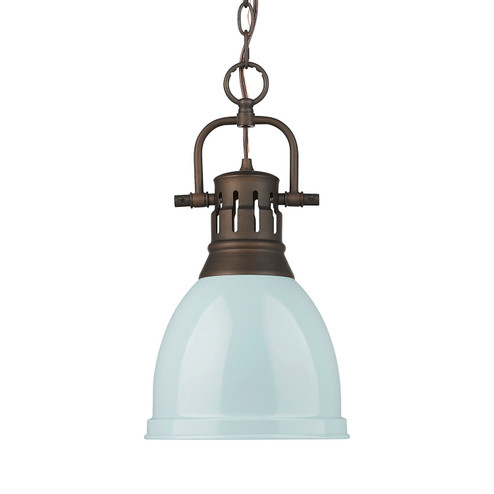 Duncan One Light Pendant in Rubbed Bronze (62|3602SRBZSF)