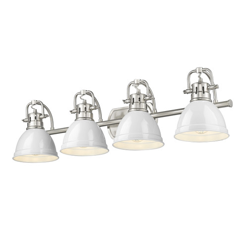 Duncan Four Light Vanity in Pewter (62|3602BA4PWWH)