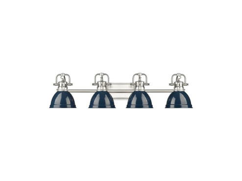 Duncan Four Light Vanity in Pewter (62|3602BA4PWNVY)