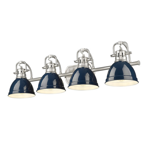 Duncan Four Light Vanity in Pewter (62|3602BA4PWNVY)