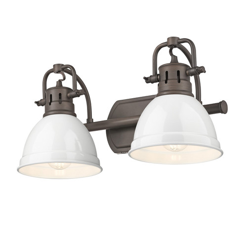 Duncan Two Light Vanity in Rubbed Bronze (62|3602BA2RBZWH)