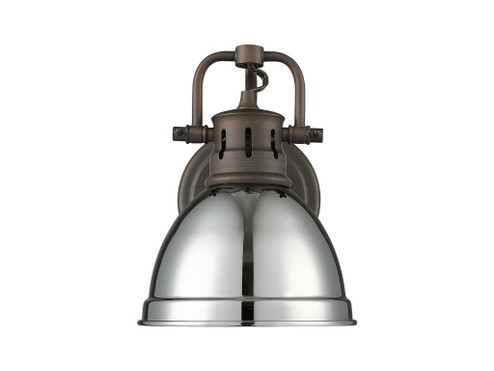 Duncan One Light Vanity in Rubbed Bronze (62|3602BA1RBZCH)