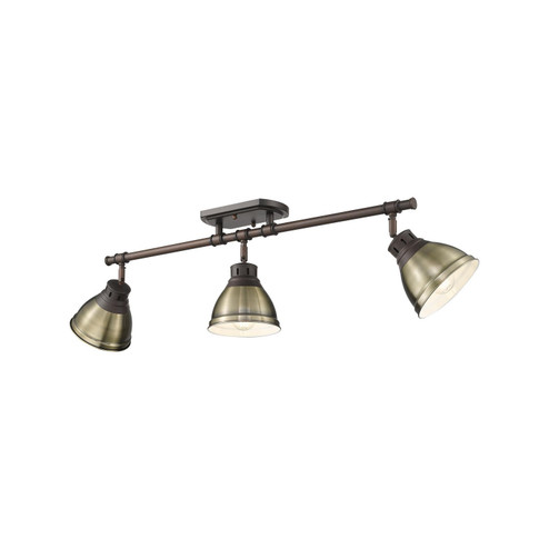 Duncan Three Light Semi-Flush Mount in Rubbed Bronze (62|36023SFRBZAB)