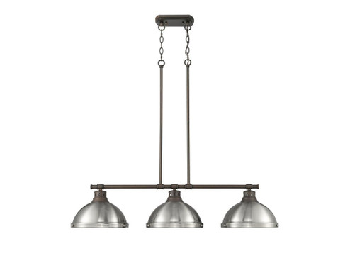 Duncan Three Light Linear Pendant in Rubbed Bronze (62|36023LPRBZPW)