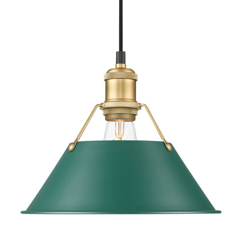 Orwell One Light Pendant in Brushed Champagne Brass (62|3306MBCBGN)