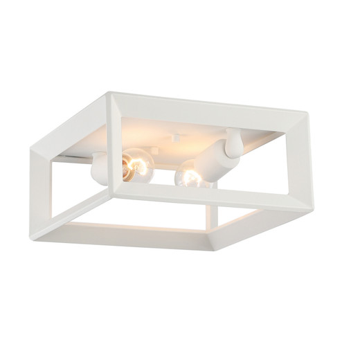 Smyth Two Light Flush Mount in Natural White (62|2073FMNWT)