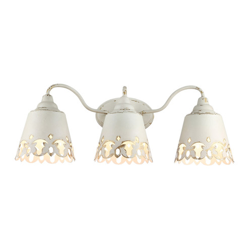 Eloise Three Light Vanity Light in Antique Ivory (62|0883BA3AI)