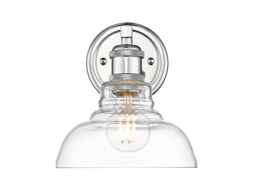 Carver One Light Wall Sconce in Chrome (62|0305BA1CHCLR)