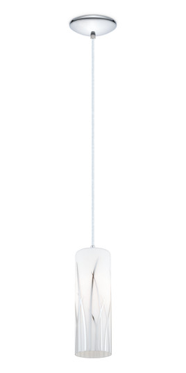Rivato One Light Pendant in White/Chrome (217|92739A)