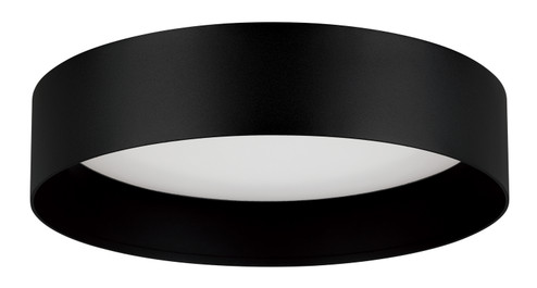 Ester LED Ceiling Mount in Exterior: Structured Black Interior: Matte White (217|205628A)