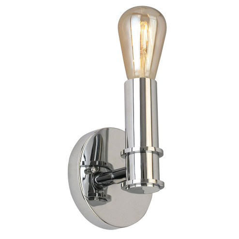 Drucker One Light Wall Sconce in Chrome (217|204464A)