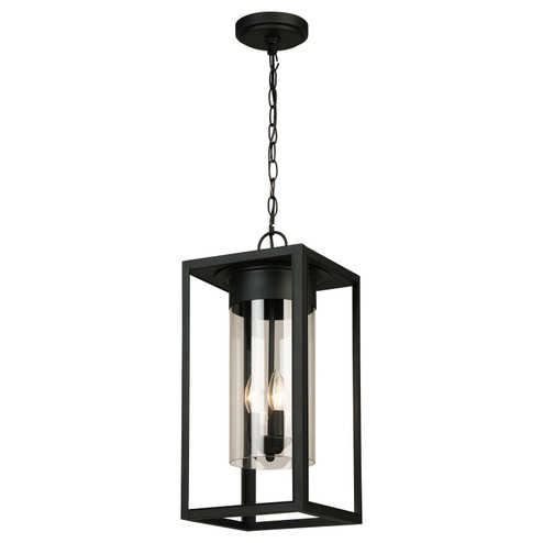 Walker Hill One Light Outdoor Pendant in Matte Black (217|203669A)