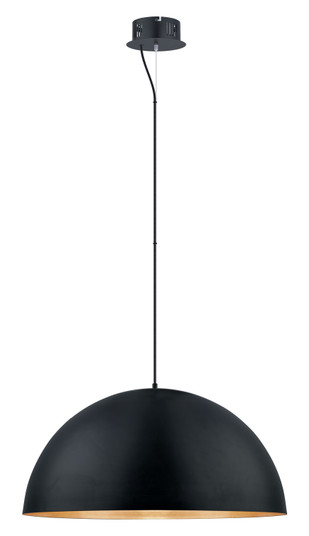Gaetano LED Pendant in Black/Gold (217|201295A)