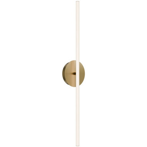 Lanky LED Wall Sconce in Aged Brass (34|WS9952727AB)