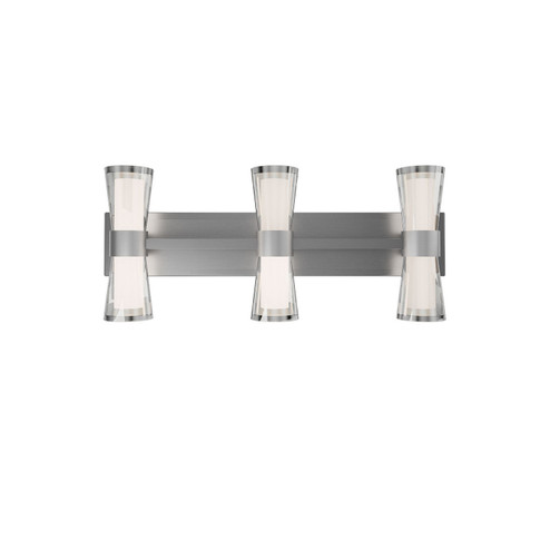 Hourglass LED Wall Sconce in Brushed Nickel (34|WS9152430BN)