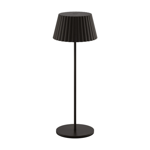 Pleat LED Table Lamp in Black (34|TLW251115CSBK)