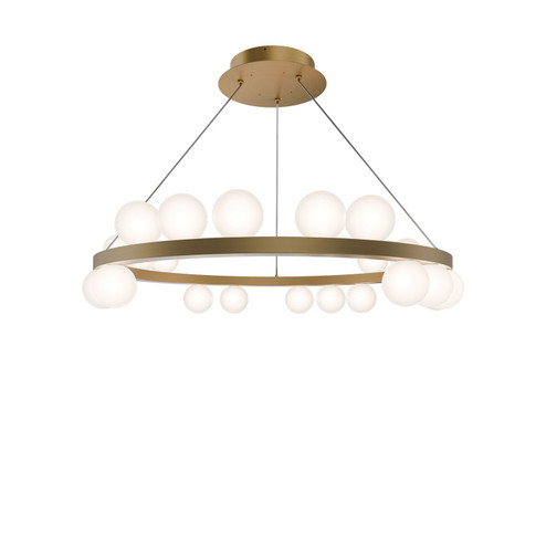 Carousel LED Chandelier in Aged Brass (34|PD2152827AB)