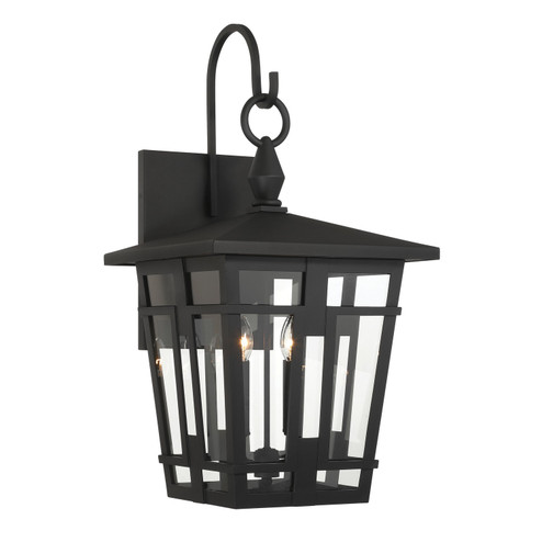Fieldstone Four Light Outdoor Wall Sconce in Sand Coal Black (7|7790266)