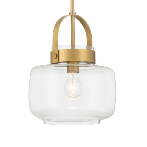 Wickglow One Light Pendant in Legacy Brass (7|3937732)