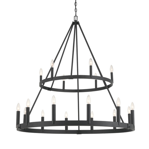 Dutton 18 Light Chandelier in Coal Black (7|171766A)