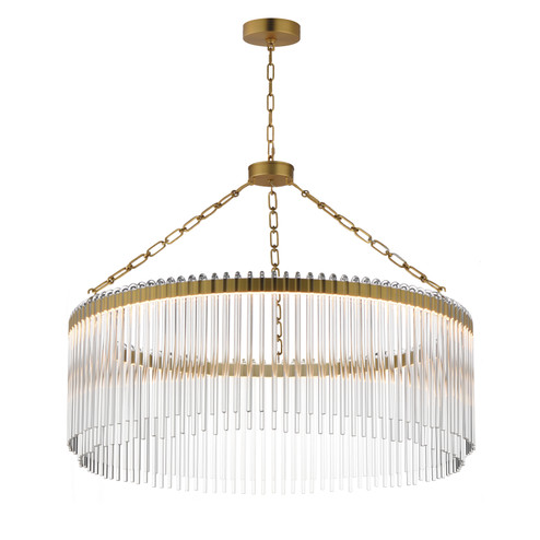 Jolie LED Pendant in Natural Aged Brass (16|38423CLNAB)