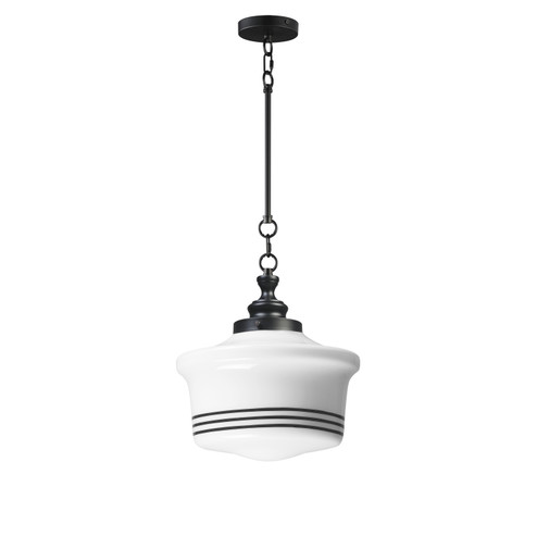 Eureka One Light Pendant in Black (16|21534WTBK)