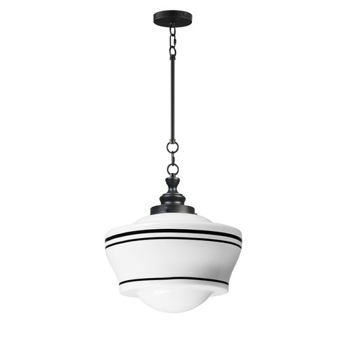 Eureka One Light Pendant in Black (16|21533WTBK)