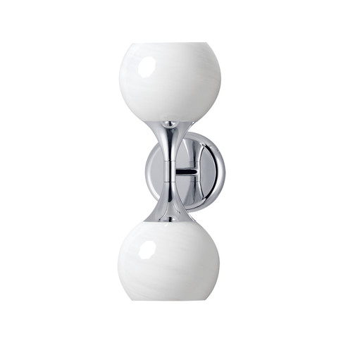 Neve Two Light Wall Sconce in Polished Chrome (16|21222MRPC)