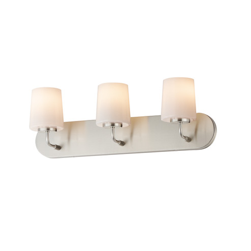 Durham Three Light Strip Bath Vanity in Satin Nickel (16|12893WTSN)
