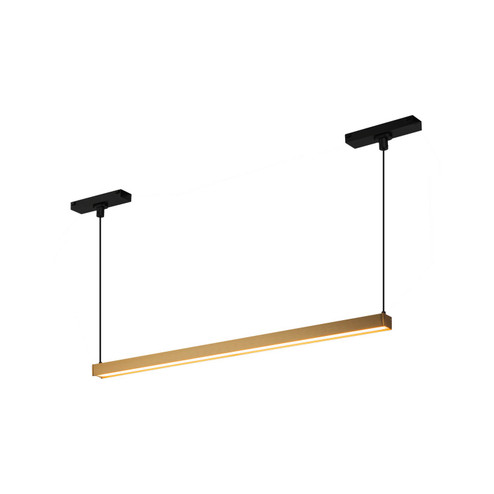 Mira LED Track Linear Pendant in Brushed Gold (347|TRL28122BG)