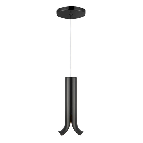 Husk LED Pendant in Glossy Black (347|PD89709GBK)