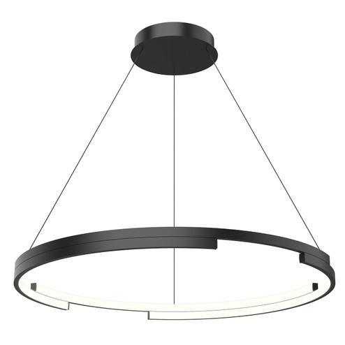 Anello Minor LED Pendant in Black (347|PD52732BKUNV)