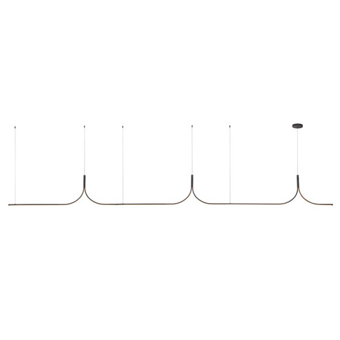 Thread LED Linear Pendant in Black (347|LP17915BKUNV010RT)