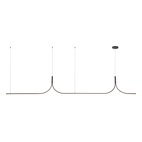 Thread LED Linear Pendant in Black (347|LP17910BKUNV010RT)