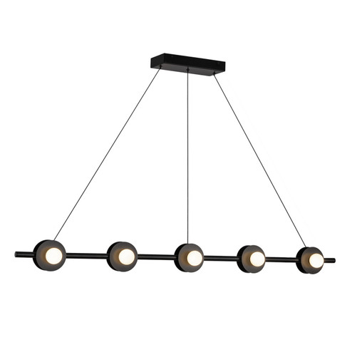 Elixir LED Linear Pendant in Black (347|LP15548BKUNV)