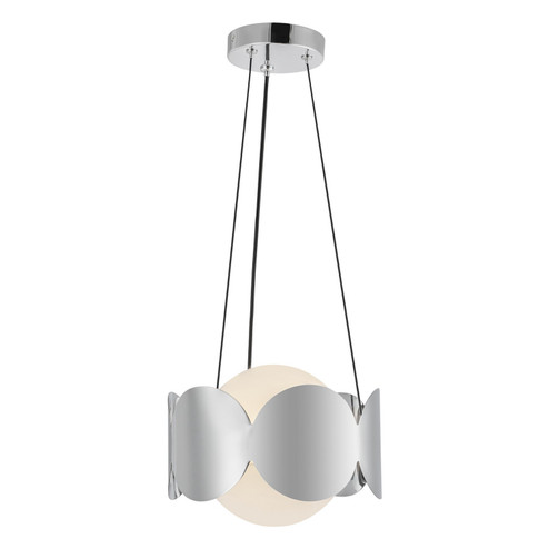 Ciel One Light Chandelier in Chrome/Opal Glass (347|CH59810CHOP)