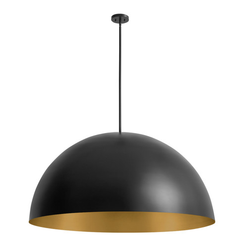 Eight Light Pendant in Matte Black w/ Champagne Gold (102|NSH9847CBGD)