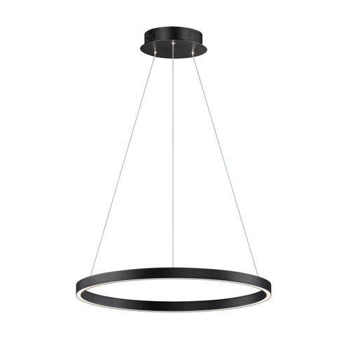 Groove 5CCT LED Pendant in Black (86|E52724BK)