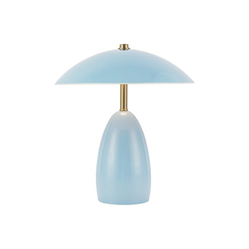 Poppy LED Table Lamp in Cerulean (452|TL437409CER)