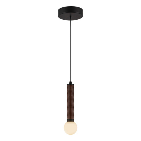 Arden LED Pendant in Matte Black/Opal Glass (452|PD612109MBOPUNV)