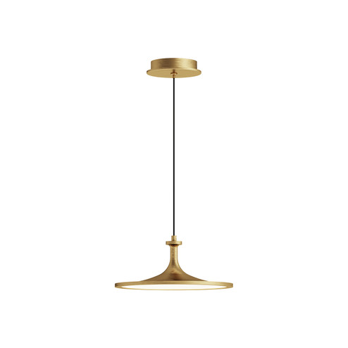Issa LED Pendant in Brushed Gold (452|PD418012BGUNV)