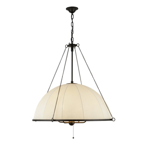 Crosby Four Light Chandelier in Matte Black (452|CH661433MB)