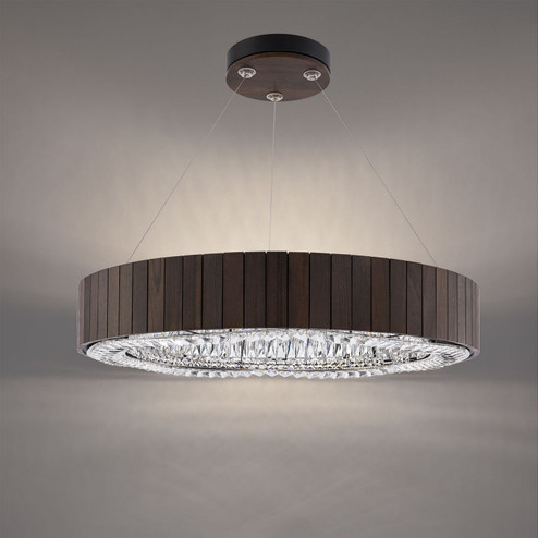 Andean LED Pendant in Smokey Walnut (529|BPD88533SW)