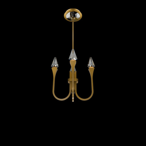 Plumeria LED Pendant in Aged Brass (529|BPD25512AB)